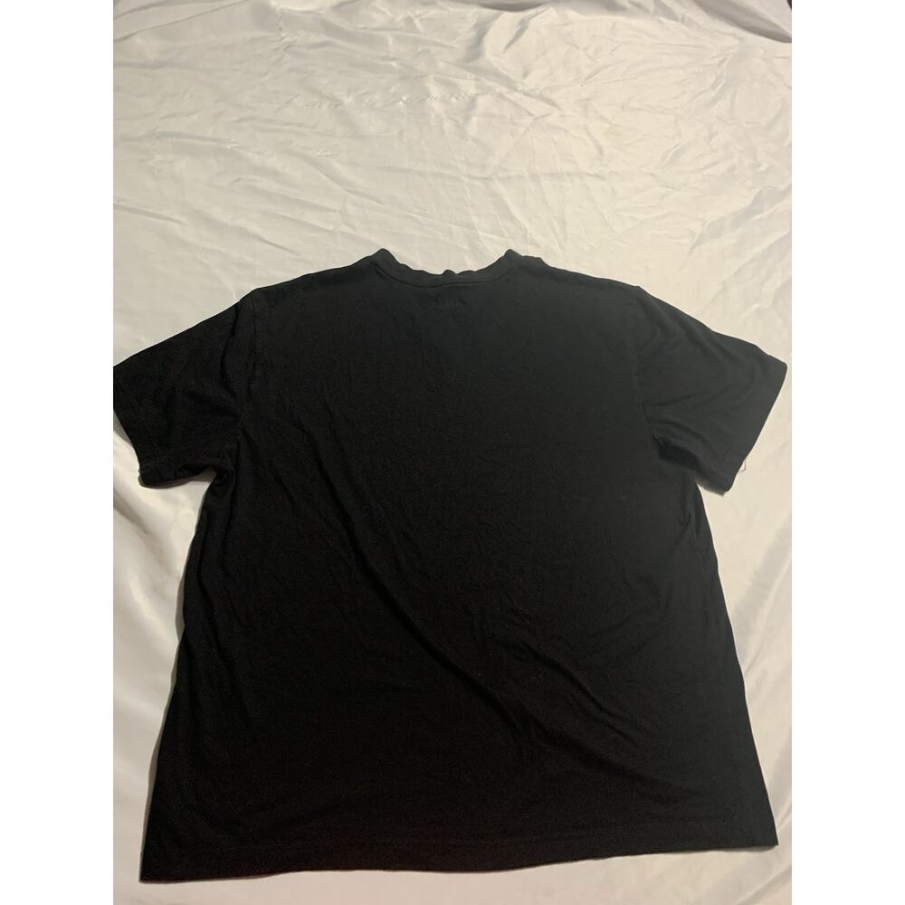 Reebok Black V-Neck Short Sleeve Athletic T-Shirt Men's XL/EG/TG‎ - Picture 3 of 3